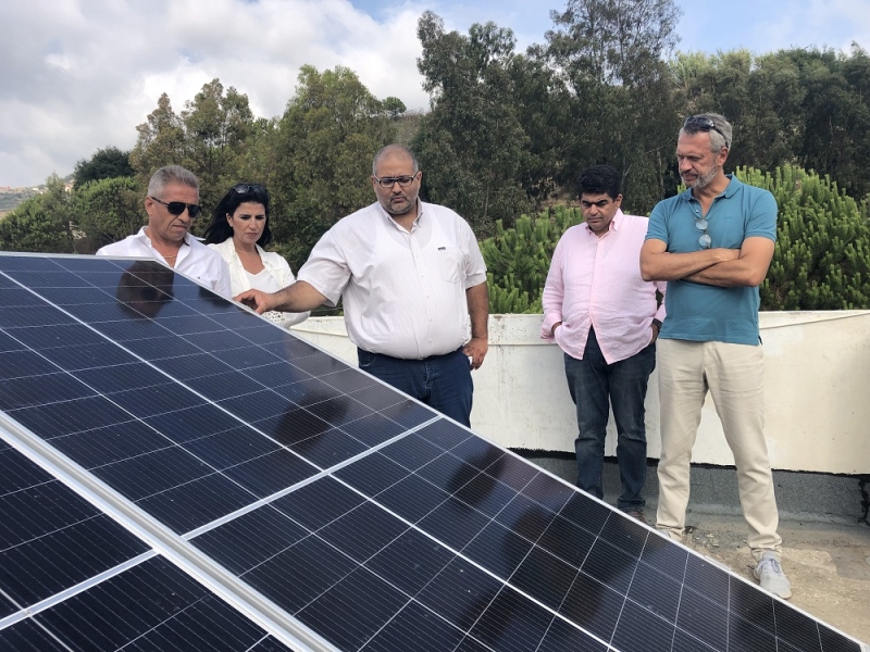 Inauguration des panneaux solaires
